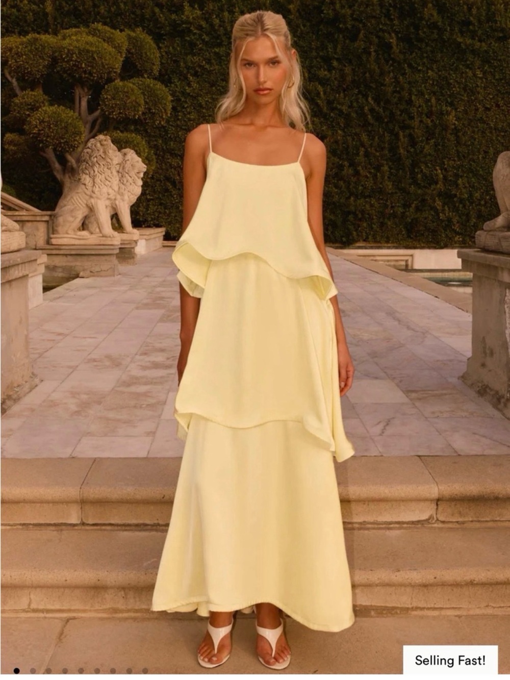 Peppermayo Becka Maxi dress size 18 new with tags butter yellow